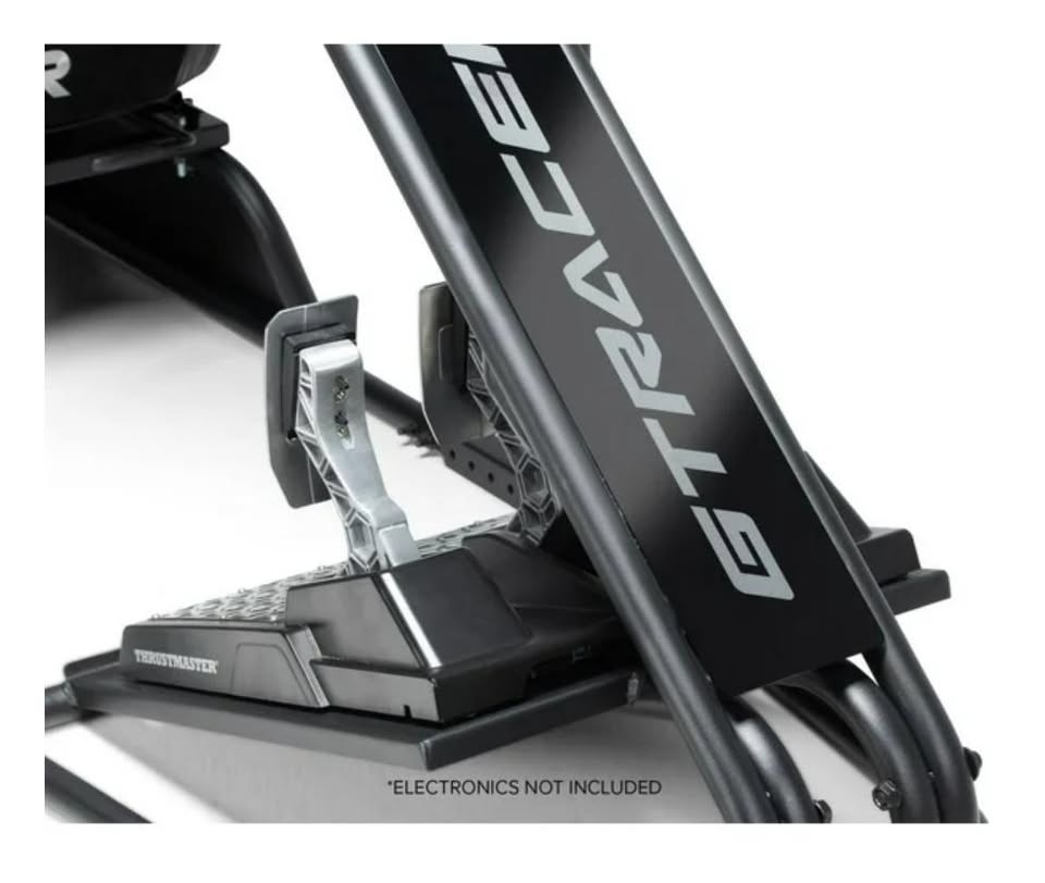 Close-up of a Thrustmaster GT Race pedal