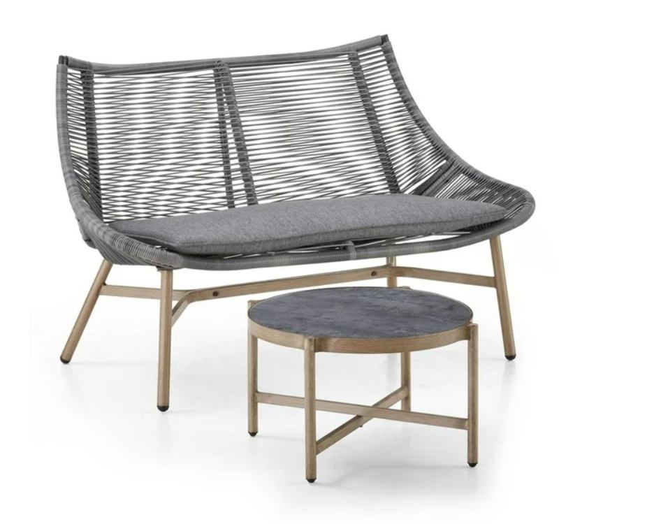 Home trends Skyler Loveseat & Table Set