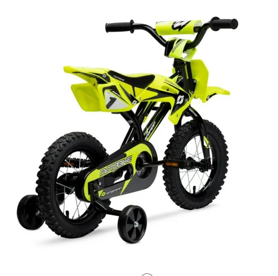 12" Hyper Motobike, 12" Hyper Motobike Yellow