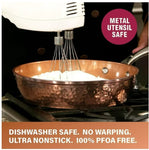 Gotham Steel 10 Piece Hammered Pots and Pan Set, Nonstick Cookware Set