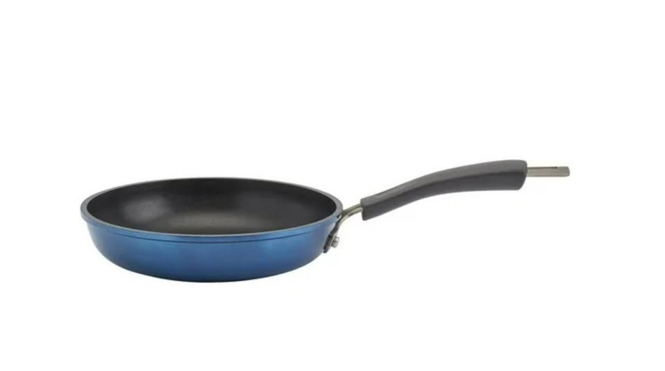 Epicurious 10 Piece Aluminum Cookware Set, Double Riveted Silicone Handles