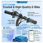 Gyrocopters Radi8 Electric scooter (Black) | UL 2272 approved | 25 km Range | 25 km/h