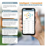 Charger with smartphone app display for Electric vehicle