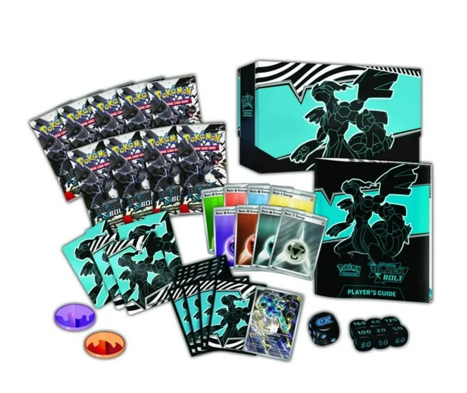 Pokemon TCG: Scarlet & Violet— Black Bolt Elite Trainer Box