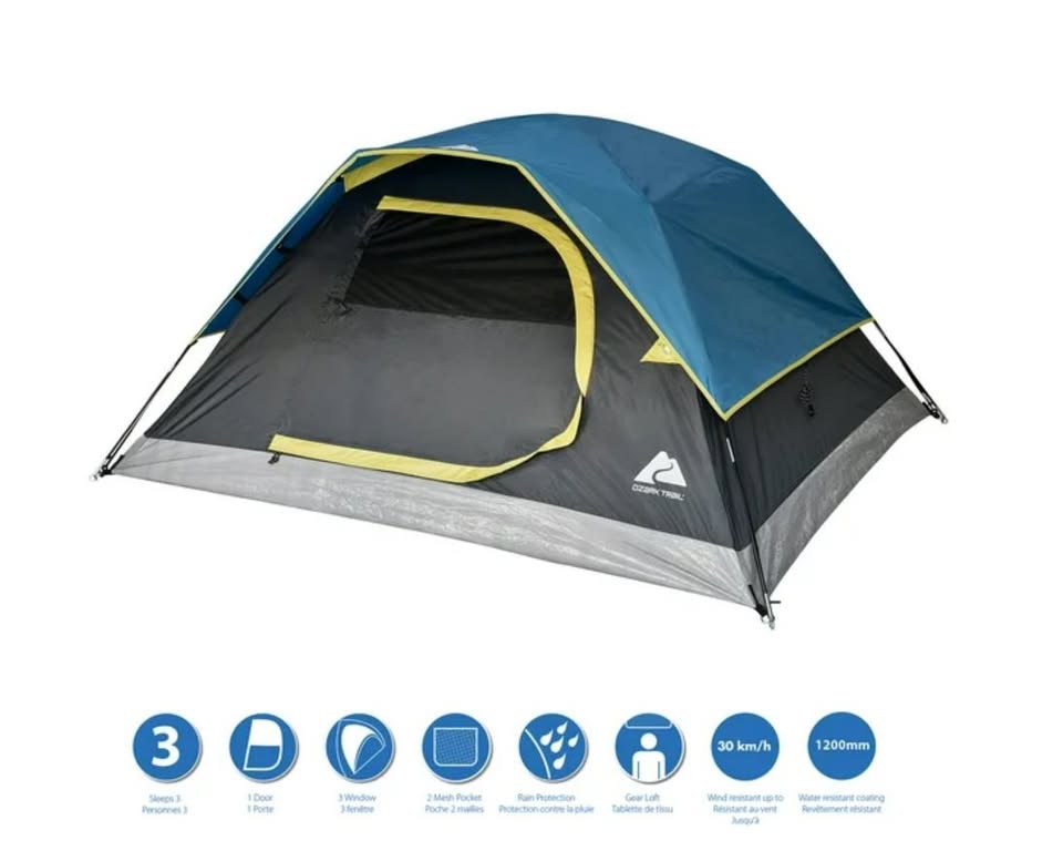 Camping tent, waterproof outdoor gear