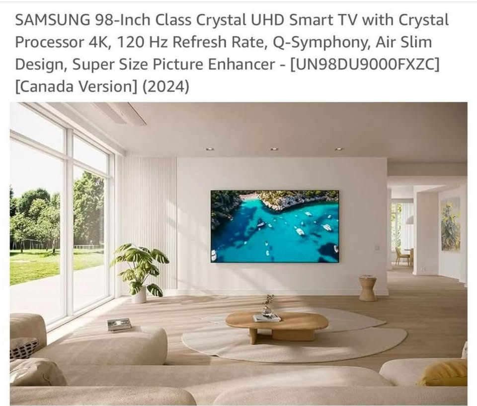 Samsung 98-inch Class Crystal UHD Smart TV