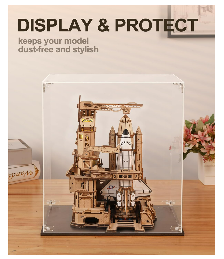 Rolife DIY Miniature House Kit for Adults, Mini Wooden Dollhouse Kit, Tiny House Diorama Building