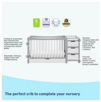 Graco Remi 4-in-1 Convertible Crib and Changer