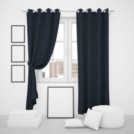 Navy 100% Blackout Curtains